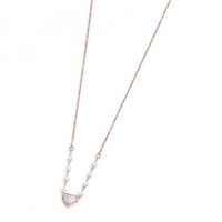 Collana Marlù Donna Nel Mio Cuore in Acciaio Perla 15CN031R-W - 15CN031R-W